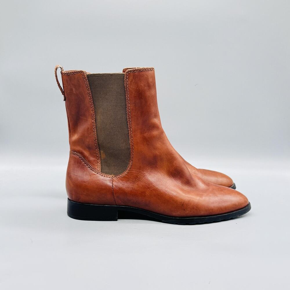 Cole Haan Boots Womens 7.5 Brown Leather Chelsea Ankle Vtg Air Comfort Shoes